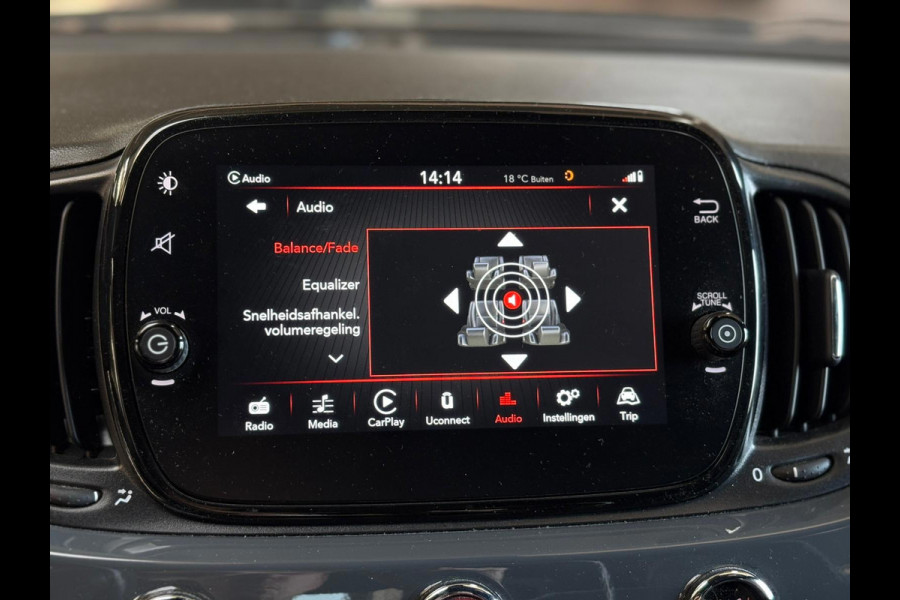 Fiat 500 1.0 Hybrid Rockstar | Carplay/Android, Climate, PDC, Cruise, Licht- en Regensensor |