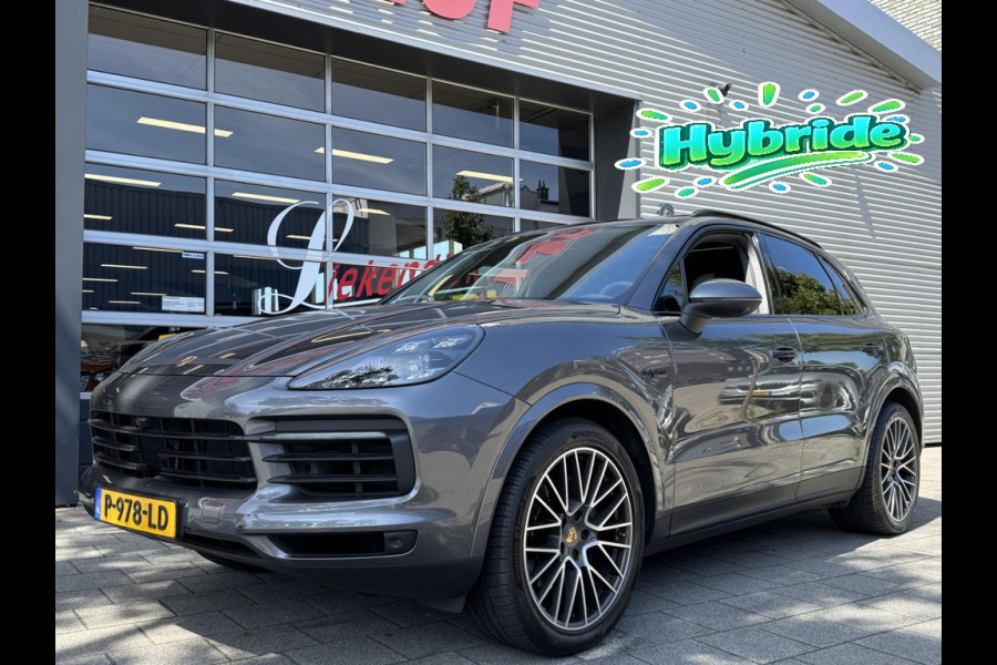 Porsche Cayenne 3.0 E-Hybrid SPORT - Panorama dak I Sport pakket I Leer I Airco I 21"Sport velgen I Black Trim I Nacht camera