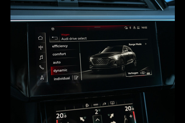 Audi Q8 e-tron 55 quattro Advanced Edition Plus 115 kWh | Panoramdak | Ambiance interieur | Adaptive Cruise | NL-Auto | Memory seats | Keyless