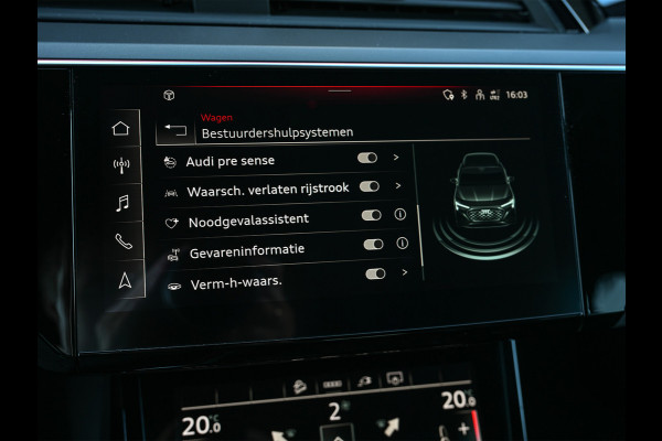 Audi Q8 e-tron 55 quattro Advanced Edition Plus 115 kWh | Panoramdak | Ambiance interieur | Adaptive Cruise | NL-Auto | Memory seats | Keyless
