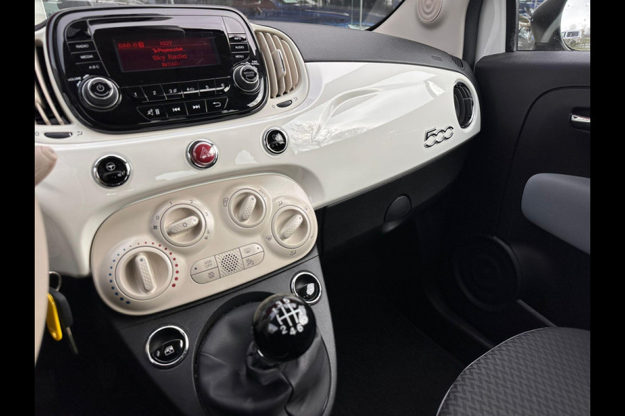 Fiat 500 1.0 Hybrid Pop | Airco | 16"LM velgen | Cruise Control | Bianco Gelato |