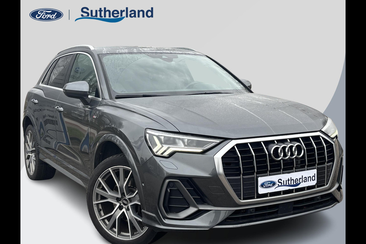 Audi Q3 45 TFSI e S edition | Bellen voor bezichtiging | S-Line | Sportstoelen | Leder | Stoelverwarming |  Achteruitrijcamera 360 | SCI |