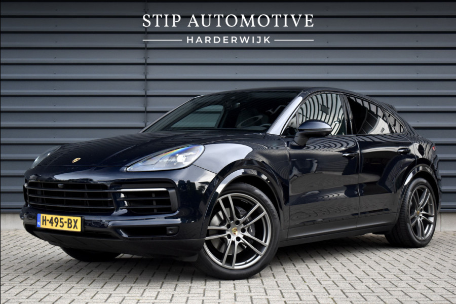 Porsche Cayenne Coupé 3.0 E-Hybrid 462pk Sport Chrono | Pano | 360 Camera | 21'' Wielen | Luchtvering | Stuurverwarming |  Stoel + Achterbankverwarming | LED Achterlichten donker |