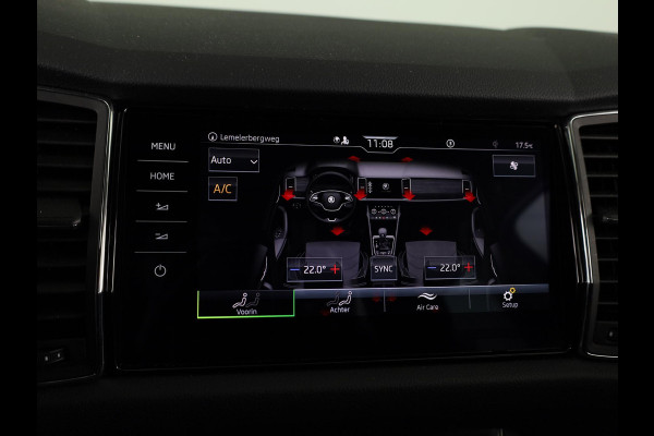 Škoda Kodiaq 1.5 TSI Business Edition Plus 150 pk Automaat (DSG) | Navigatie | Parkeersensoren (Park assist) | Rondomzicht camera | Lederen bekleding | Stoelverwarming v/a |