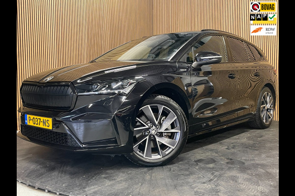 Škoda ENYAQ iV 80 Sportline|91% SOH|BLACK EDITION|CARPLAY|CAMERA|ACC|STOEL+STUURVERWARMING|ORG.NL|NAP|INCLUSIEF BTW|1e EIGENAAR|