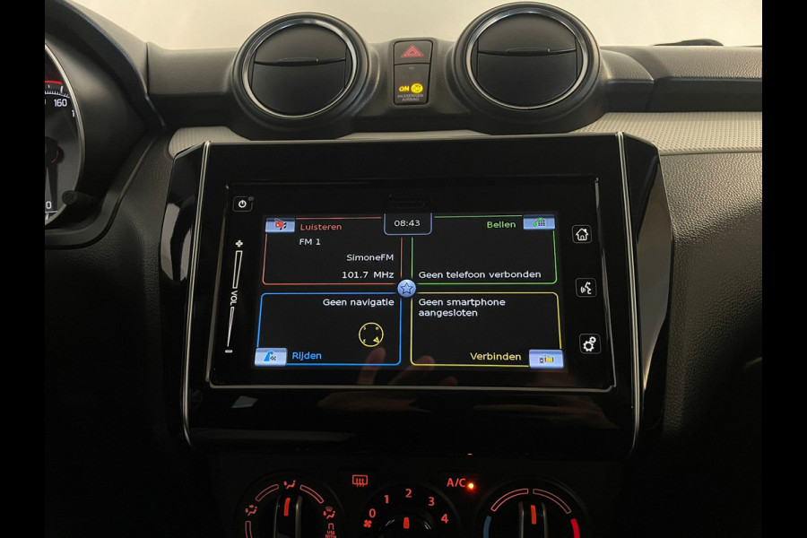 Suzuki Swift 1.2 Select AIRCO NAVI BLUETOOTH STOELVERW ELEK RAMEN CENT VERG VELGEN 5 DEUREN TREKHAAK PRIVACYGLAS ZEER NETTE AUTO