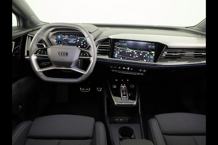 Audi Q4 e-tron 45 S edition Competition e-tron 82 kWh 286 pk Rac per augustus | Assistentiepakket plus | Comfortpakket | Ambient lichtpakket | Optiekpakket zwart plus |