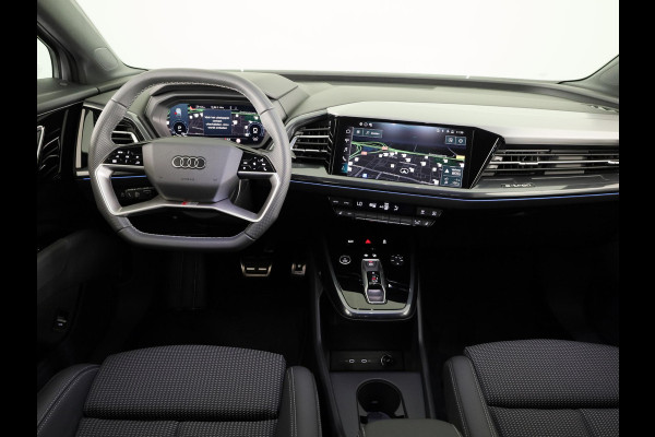 Audi Q4 e-tron 45 S edition Competition e-tron 82 kWh 286 pk Rac per augustus | Assistentiepakket plus | Comfortpakket | Ambient lichtpakket | Optiekpakket zwart plus |