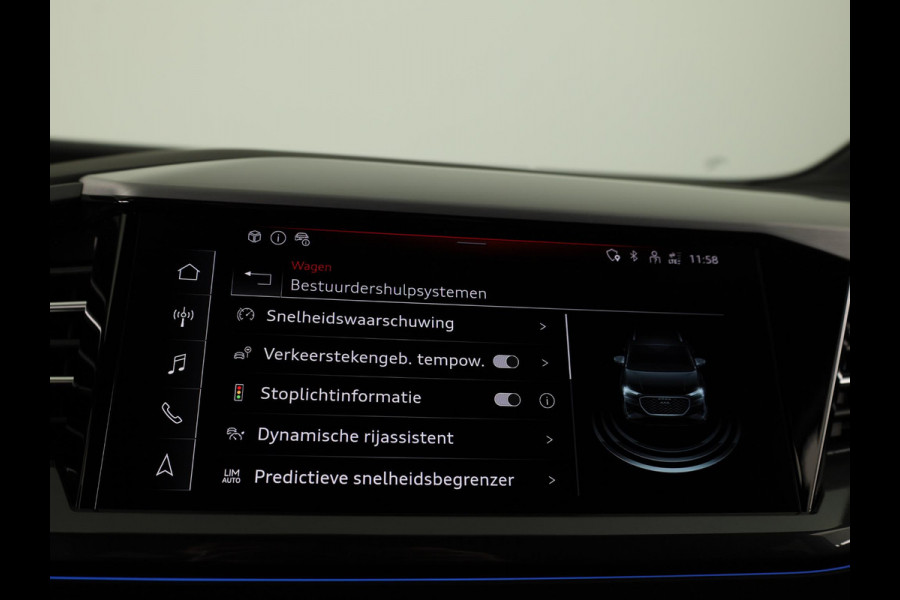 Audi Q4 e-tron 45 S edition Competition e-tron 82 kWh 286 pk Rac per augustus | Assistentiepakket plus | Comfortpakket | Ambient lichtpakket | Optiekpakket zwart plus |
