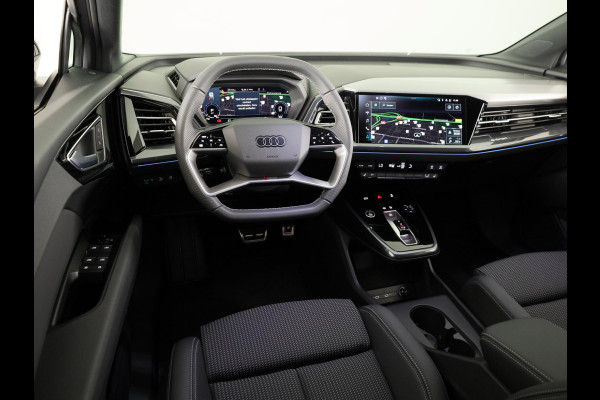 Audi Q4 e-tron 45 S edition Competition e-tron 82 kWh 286 pk Rac per augustus | Assistentiepakket plus | Comfortpakket | Ambient lichtpakket | Optiekpakket zwart plus |