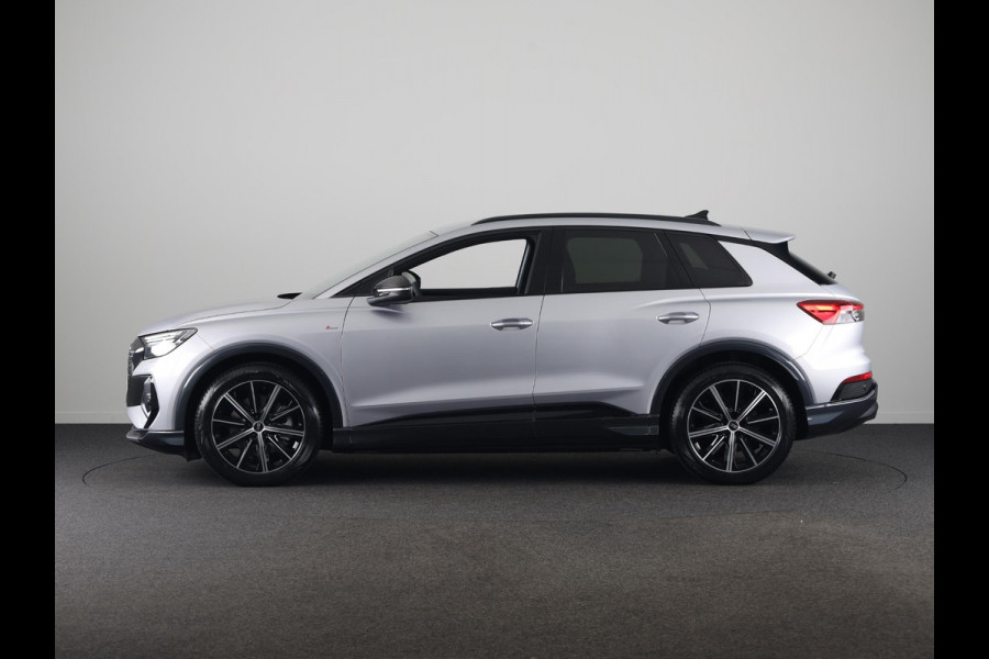 Audi Q4 e-tron 45 S edition Competition e-tron 82 kWh 286 pk Rac per augustus | Assistentiepakket plus | Comfortpakket | Ambient lichtpakket | Optiekpakket zwart plus |