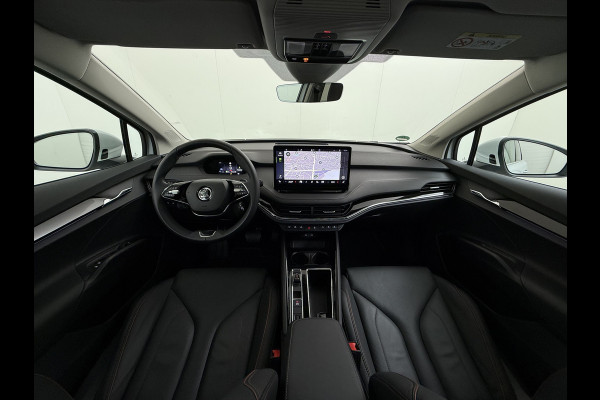 Škoda ENYAQ iV 80 SOH 93% Warmtepomp Panoramadak Leder Adap.Cruise Lmv 21" Elek.Stoel+Memory+Verwarmd Camera Apple Carplay Android Auto Pdc Privacy Glas Matrix-Led DAB Stuur+Achterbankverwarming Draadloze telefoonlader Keyless Dodehoek detectie Dealeronderhouden Origineel Nederlandse Auto Nieuwprijs €59.055,-
