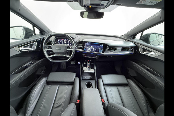 Audi Q4 Sportback e-tron 50 quattro S edition 77 kWh | 3X S-LINE| SOH 93% | LEER |MATRIX LED| ADAPTIVE CRUISE CONTROL | LEDER | ELEKTRISCHE ACHTERKLEP| CAMERA| 21 INCH!