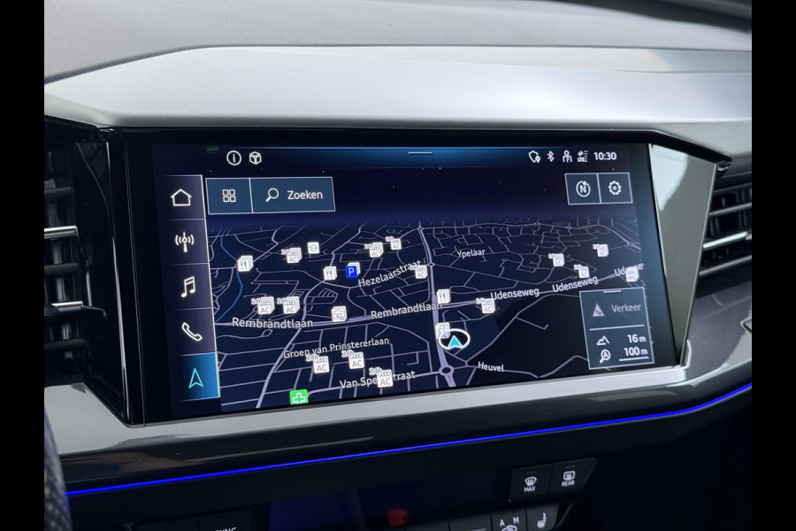 Audi Q4 Sportback e-tron 50 quattro S edition 77 kWh | 3X S-LINE| SOH 93% | LEER |MATRIX LED| ADAPTIVE CRUISE CONTROL | LEDER | ELEKTRISCHE ACHTERKLEP| CAMERA| 21 INCH!