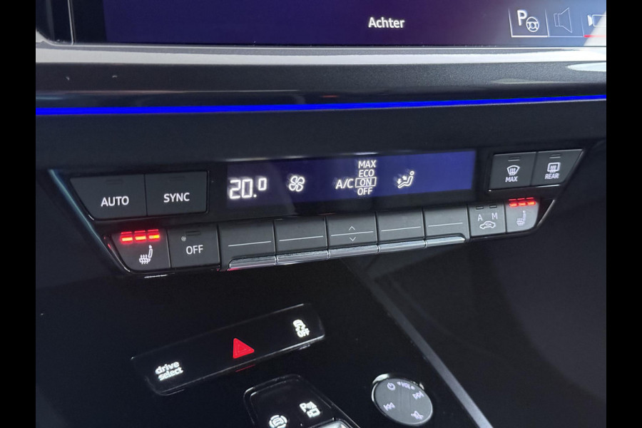 Audi Q4 Sportback e-tron 50 quattro S edition 77 kWh | 3X S-LINE| SOH 93% | LEER |MATRIX LED| ADAPTIVE CRUISE CONTROL | LEDER | ELEKTRISCHE ACHTERKLEP| CAMERA| 21 INCH!