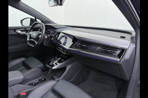 Audi Q4 Sportback e-tron 50 quattro S edition 77 kWh | 3X S-LINE| SOH 93% | LEER |MATRIX LED| ADAPTIVE CRUISE CONTROL | LEDER | ELEKTRISCHE ACHTERKLEP| CAMERA| 21 INCH!