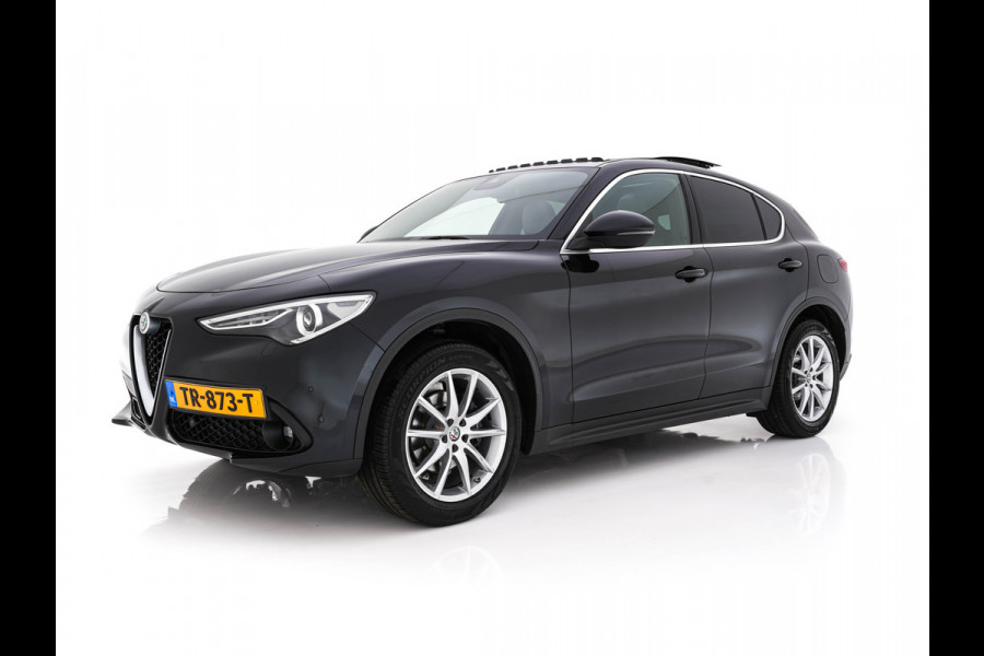 Alfa Romeo Stelvio 2.2d AWD Q4 Super Aut. *PANO | LEATHER | BI-XENON | MEMORY-PACK | HARMAN/KARDON | BLINDSPOT | CAMERA | DAB+ | NAVI-FULLMAP | HEATED-SPORTSEATS | ECC | ADAPTIVE-CRUISE | PDC | PRIVACYGLASS | TOWBAR | 19"ALU*