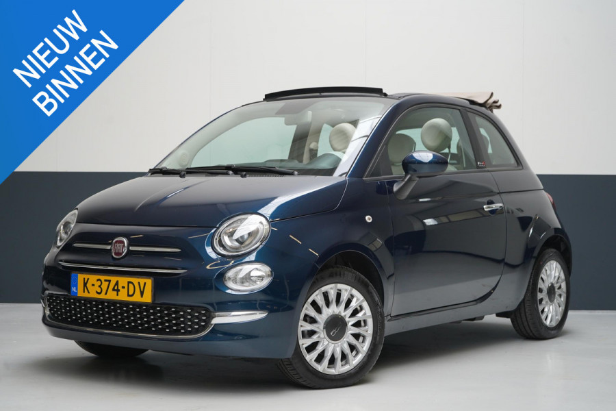Fiat 500C 1.0 Hybrid Lounge | Navigatie | Cruise control | Airconditioning | Parkeersensoren achter