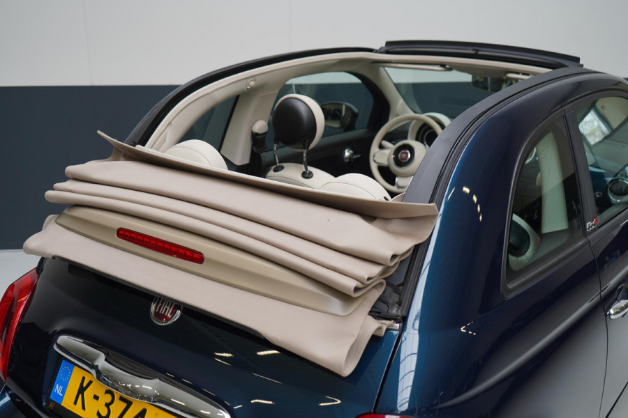 Fiat 500C 1.0 Hybrid Lounge | Navigatie | Cruise control | Airconditioning | Parkeersensoren achter