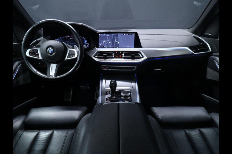 BMW X5 xDrive45e High Executive M Sport [TREKHAAK, LUCHTVERING, SCHUIFKANTELDAK, MEMORY SEATS, ADAPTIVE CRUISE CONTROL, APPLE CARPLAY, ANDROID AUTO, HARMAN/KARDON, 360 CAMERA, PDC V+A, NIEUWSTAAT]