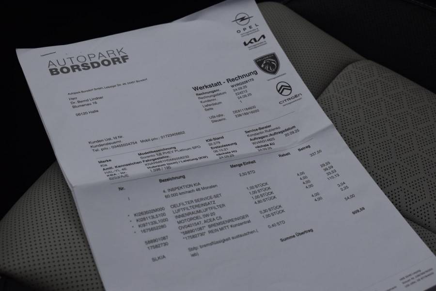 Kia Sorento 1.6 T-GDI Plug-in Hybrid 4WD ExecutiveLine 5p. Lane Camera360 Stoelventilatie