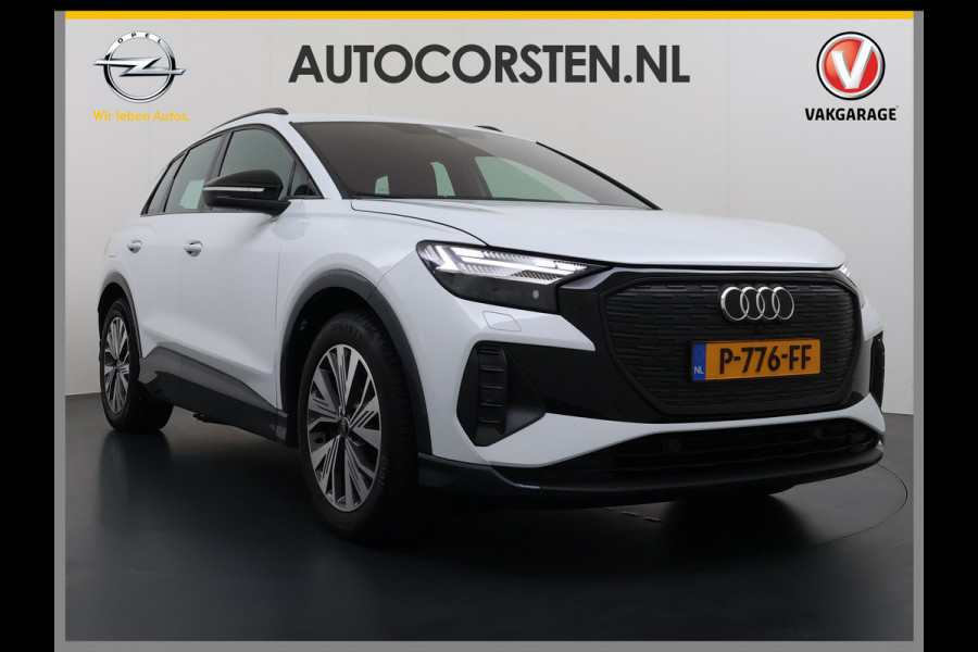 Audi Q4 e-tron 50 Quattro 300pk BOMVOL 82kWh SOH 95% Leer Warmtepomp SONOS®-Hifi Navi Camera Adap.Cruise Elek.Stoelen+Memory+Verwarming Apple C Launch Ed. Advanced Plus DAB Matrix LED Lmv  € 76.000 nieuw 1e Eigenaar Origineel Nederlandse Auto Dealeronderhouden