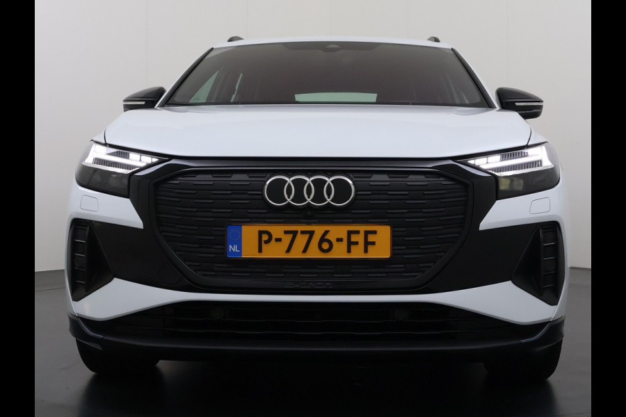 Audi Q4 e-tron 50 Quattro 300pk BOMVOL 82kWh SOH 95% Leer Warmtepomp SONOS®-Hifi Navi Camera Adap.Cruise Elek.Stoelen+Memory+Verwarming Apple C Launch Ed. Advanced Plus DAB Matrix LED Lmv  € 76.000 nieuw 1e Eigenaar Origineel Nederlandse Auto Dealeronderhouden