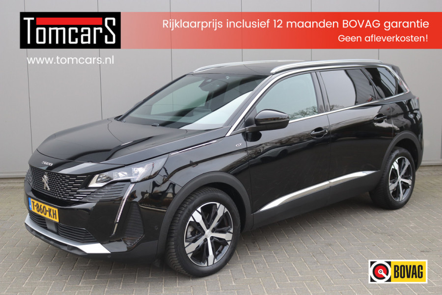 Peugeot 5008 1.2 PureT. 130PK Automaat GT 7-Pers. Camera/Keyfree/Adapt.-cruise/Elektr.-klep/Parkeerhulp