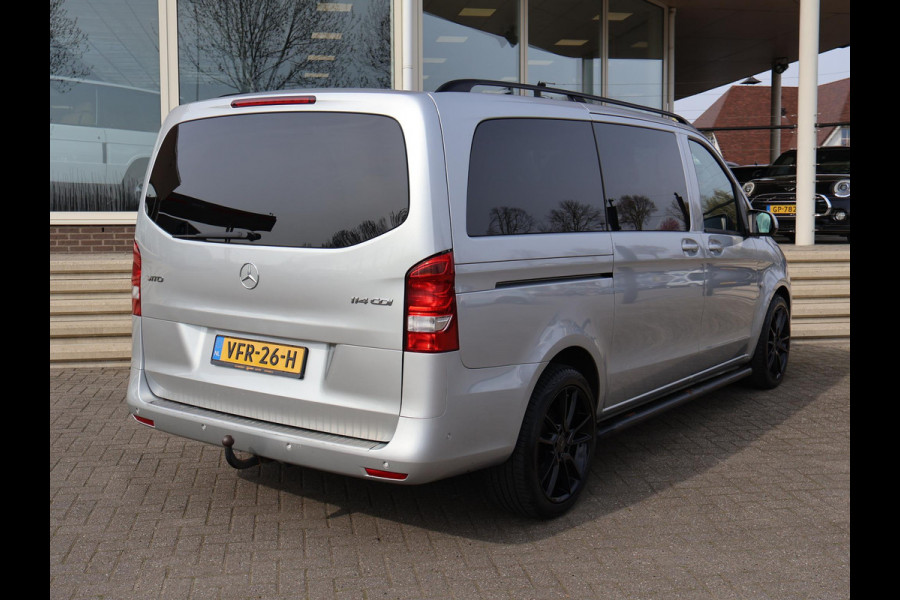Mercedes-Benz Vito 114 CDI 136 PK AUT. LANG DUBBEL CABINE + LEDER | 19 INCH LMV | TREKHAAK | NAVIGATIE