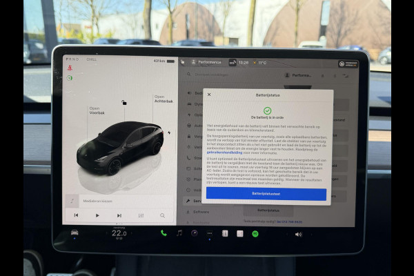 Tesla Model Y Performance AWD 75 kWh VAN €38.900,- NU VOOR SLECHTS €35.877,- Uw LENTEVOORDEEL €3.023,-AUTOPILOT| 21 INCH TURBINE VELGEN| ACHTERBANK VERWARMD| STOEL + STUURVERWARMING |DE HOOGVOLTACCU EN AANDRIJFLIJN GARANTIE TOT 2030 of 192.000KM |