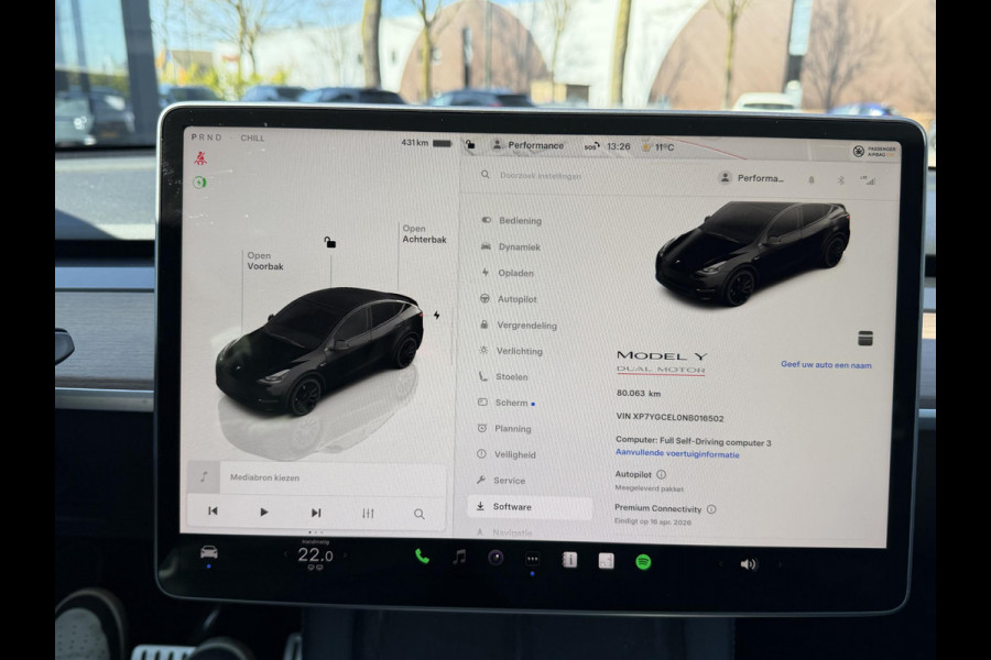 Tesla Model Y Performance AWD 75 kWh VAN €38.900,- NU VOOR SLECHTS €35.877,- Uw LENTEVOORDEEL €3.023,-AUTOPILOT| 21 INCH TURBINE VELGEN| ACHTERBANK VERWARMD| STOEL + STUURVERWARMING |DE HOOGVOLTACCU EN AANDRIJFLIJN GARANTIE TOT 2030 of 192.000KM |