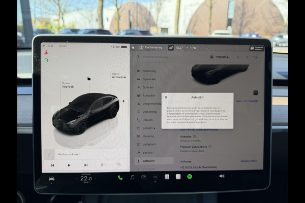 Tesla Model Y Performance AWD 75 kWh VAN €38.900,- NU VOOR SLECHTS €35.877,- Uw LENTEVOORDEEL €3.023,-AUTOPILOT| 21 INCH TURBINE VELGEN| ACHTERBANK VERWARMD| STOEL + STUURVERWARMING |DE HOOGVOLTACCU EN AANDRIJFLIJN GARANTIE TOT 2030 of 192.000KM |