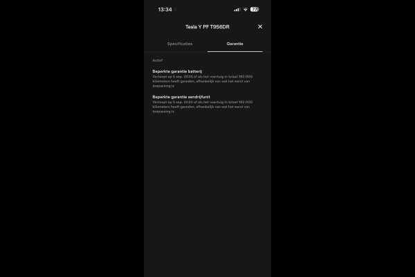 Tesla Model Y Performance AWD 75 kWh VAN €38.900,- NU VOOR SLECHTS €35.877,- Uw LENTEVOORDEEL €3.023,-AUTOPILOT| 21 INCH TURBINE VELGEN| ACHTERBANK VERWARMD| STOEL + STUURVERWARMING |DE HOOGVOLTACCU EN AANDRIJFLIJN GARANTIE TOT 2030 of 192.000KM |