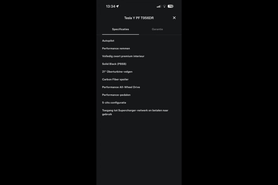 Tesla Model Y Performance AWD 75 kWh VAN €38.900,- NU VOOR SLECHTS €35.877,- Uw LENTEVOORDEEL €3.023,-AUTOPILOT| 21 INCH TURBINE VELGEN| ACHTERBANK VERWARMD| STOEL + STUURVERWARMING |DE HOOGVOLTACCU EN AANDRIJFLIJN GARANTIE TOT 2030 of 192.000KM |