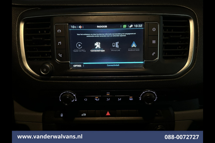 Peugeot Expert 2.0 BlueHDI 123pk L3H1 Euro6 Airco | Camera | Navigatie | Apple Carplay | Cruisecontrol Android Auto, 2500kg Trekhaak, Parkeersensoren, Bijrijdersbank