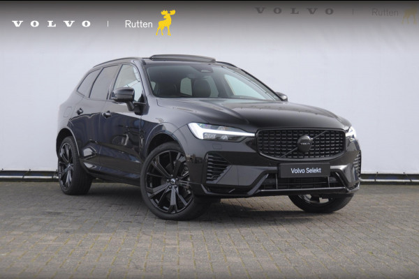 Volvo XC60 T6 350PK Plug-in hybrid AWD Ultra Black Edition / Navigatie / Adaptieve Cruise control / Head Up-Display / Panorama dak / Elektrische stoelen met geheugen / Stuurverwarming / Stoelverwarming v+a / 360 Camera /