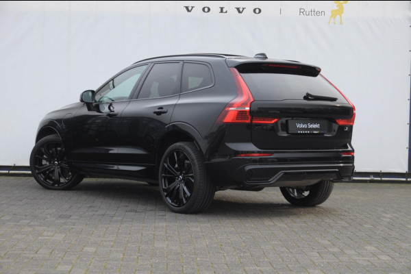 Volvo XC60 T6 350PK Plug-in hybrid AWD Ultra Black Edition / Navigatie / Adaptieve Cruise control / Head Up-Display / Panorama dak / Elektrische stoelen met geheugen / Stuurverwarming / Stoelverwarming v+a / 360 Camera /
