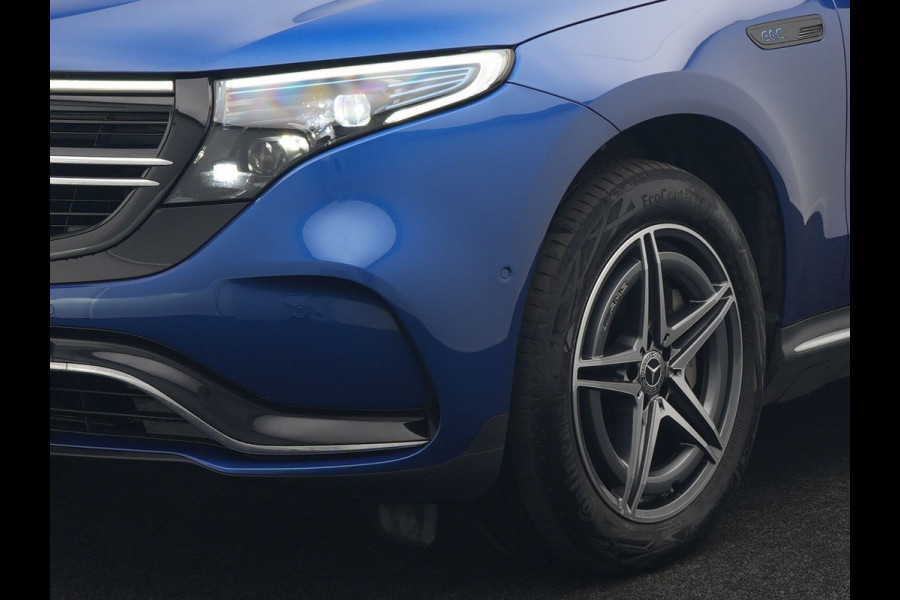 Mercedes-Benz EQC 400 4MATIC AMG Line 408pk INCL BTW | Trekhaak af Fabriek | Adaptive Cruise | 360 Camera | Multibeam LED | Standkachel | Sfeerverlichting | 19"L.M | Widescreen | Keyless | BLIS |