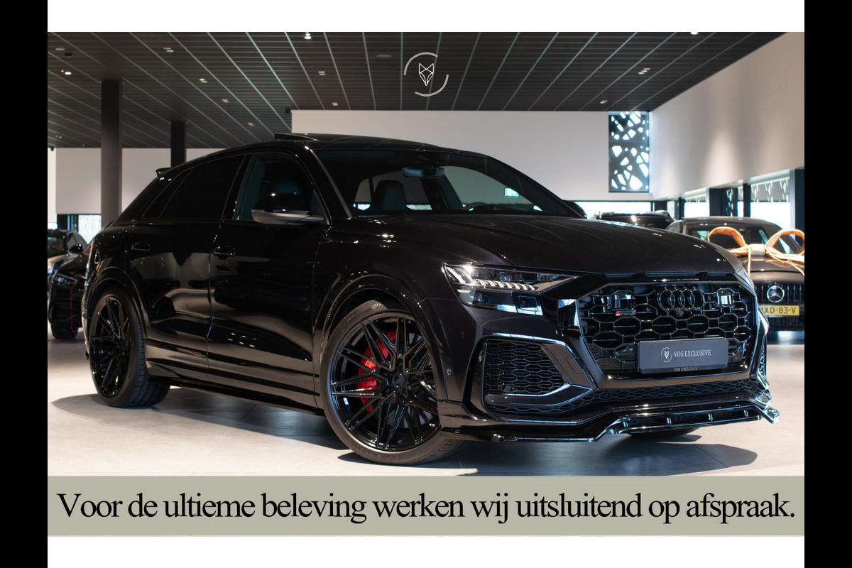 Audi Q8 4.0 TFSI RS Q8 Quattro 23'' Vossen|Ceramic|Carbon|Aeropakket|B&O 3D|RS Dynamic|4-wielsturing|ACC|HUD|Keyless|Trekhaak|Softclose