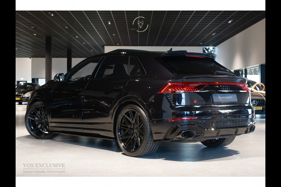 Audi Q8 4.0 TFSI RS Q8 Quattro 23'' Vossen|Ceramic|Carbon|Aeropakket|B&O 3D|RS Dynamic|4-wielsturing|ACC|HUD|Keyless|Trekhaak|Softclose