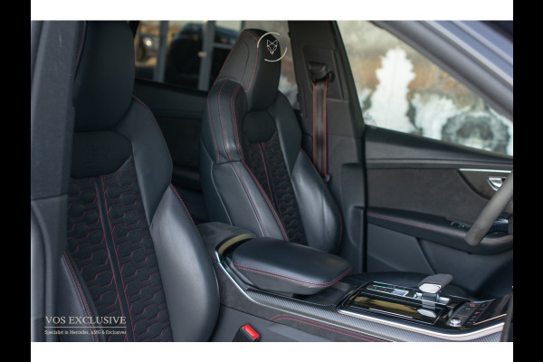 Audi Q8 4.0 TFSI RS Q8 Quattro 23'' Vossen|Ceramic|Carbon|Aeropakket|B&O 3D|RS Dynamic|4-wielsturing|ACC|HUD|Keyless|Trekhaak|Softclose