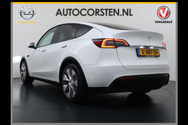 Tesla Model Y RWD SOH 95% Warmtepomp LFP-Accu Leder Lmv Camera's Panoramadak Adap.Cruise Navi Ecc Autopilot Stoel+Stuur+Achterbank Verwarming Elek.Achterklep Dodehoek detector Draadloze telefoonlader 1e Eigenaar Origineel Nederlandse Auto Fabrieksgarantie op Motor en Accu tot 08-03-2032/160.000km