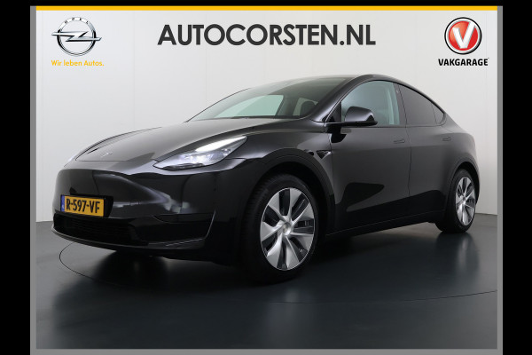 Tesla Model Y RWD SOH 95% Warmtepomp LFP-Accu Leder Lmv Camera's Panoramadak Adap.Cruise Navi Ecc Autopilot Stoel+Stuur+Achterbank Verwarming Elek.Achterklep Dodehoek detector Draadloze telefoonlader Origineel Nederlandse Auto Fabrieksgarantie op Motor en Accu tot 7-12-2030/160.000km