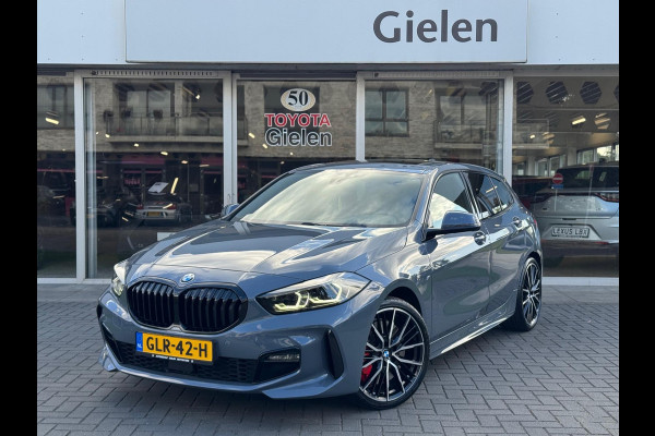 BMW 1-Serie (f40) 118i M Sport | Panoramadak, 19 inch, Leer, Stoel + Stuurverwarming, Keyless, Elektrische achterklep, Parkeercamera