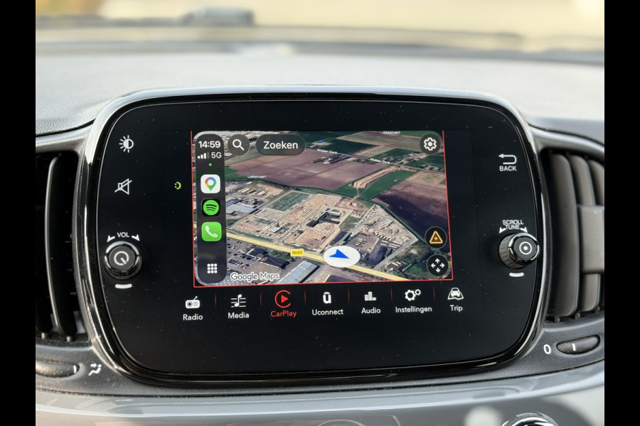 Fiat 500 1.0 Hybrid Rockstar | Carplay/Android, Climate, PDC, Cruise, Licht- en Regensensor |