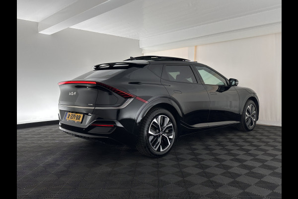 Kia Ev6 GT-Line 77.4 kWh [ 3-Fase-11kW ] (SOH-100%) (INCL-BTW) Aut. *HEATPUMP | PANO | HEAD-UP | LEATHER-ALCANTARA | ADAPTIVE-CRUISE | DIGI-COCKPIT | MERIDIAN-AUDIO | MEMORYPACK | FULL-LED | KEYLESS | TOPVIEW | DAB | BLINDSPOT | NAVI-FULLMAP |