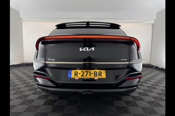 Kia Ev6 GT-Line 77.4 kWh [ 3-Fase-11kW ] (SOH-100%) (INCL-BTW) Aut. *HEATPUMP | PANO | HEAD-UP | LEATHER-ALCANTARA | ADAPTIVE-CRUISE | DIGI-COCKPIT | MERIDIAN-AUDIO | MEMORYPACK | FULL-LED | KEYLESS | TOPVIEW | DAB | BLINDSPOT | NAVI-FULLMAP |