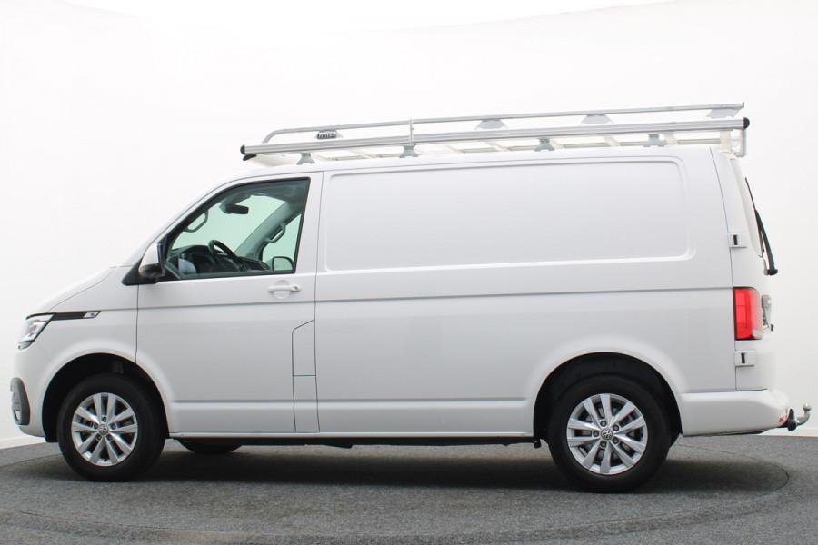 Volkswagen Transporter 2.0 TDI DSG L1H1 Leer, Airco, Apple Carplay, Camera, Cruise, Imperiaal, PDC, Trekhaak, 16''