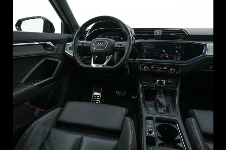 Audi Q3 Sportback 35 TFSI S-Line Edition (INCL-BTW) Aut. *LEATHER | FULL-LED | ADAPTIVE-CRUISE | DIGI-COCKPIT | NAVI-FULLMAP | CAMERA | DAB | AMBIENTLIGHT | PRIVACYGLASS | SHIFTPADDLES | ECC | PDC | 20''ALU*