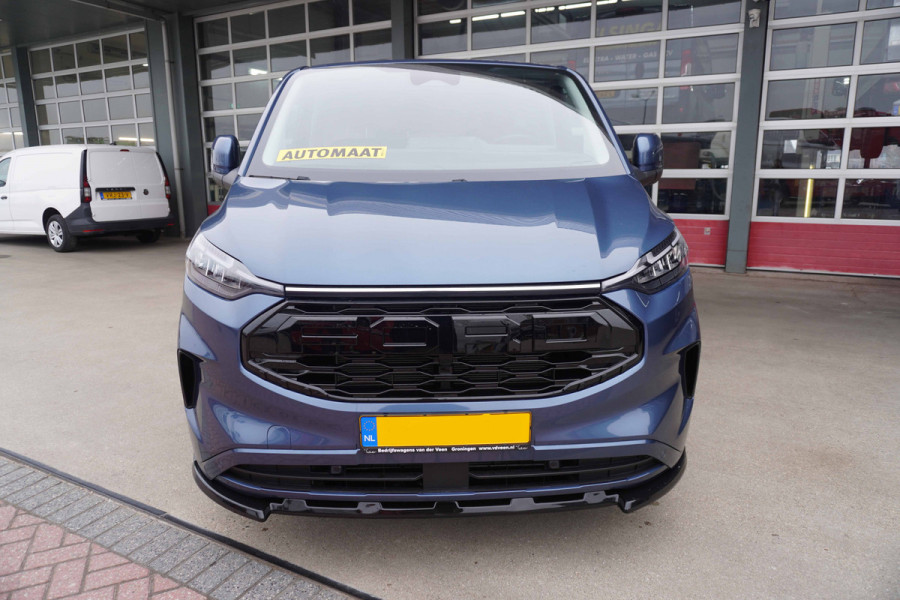 Ford Transit Custom 320L 2.0 TDCI 170PK L2H1 Limited Automaat Nr. V018 | Airco | adap.Cruise | Navi | Camera | Blis |20 inch Lm Velgen Raptor grill /Site steps met verlichting